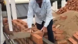 rat trap bond пустотная кладка  с заполнением раствором