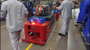 JTC005 - роботизированная тележка-подъёмник для сборочных линий