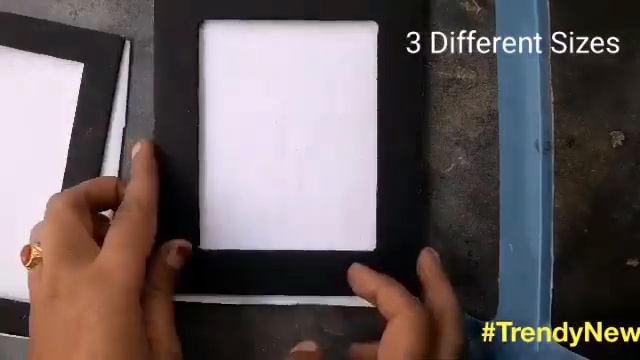 Handmade 🤩Photo Collage❤|Diy Photo frames with Cardboard box|Glitter flower Frame|Picture frame|