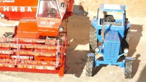 Комбайн Нива СК 5  , ручная работа   из алюмина!