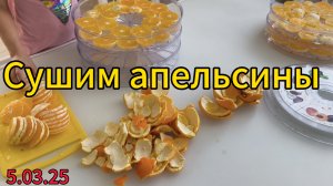 Как засушить апельсины. Наш способ потребления фруктов. Апельсиновые чипсы.