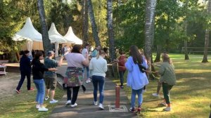 Корпоратив на природе,тимбилдинг Веревочный курс