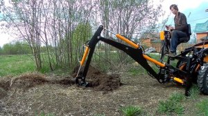 полноценная экскаваторная навеска...наконец доделал..