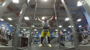 overhead squat - 1 rep max 85 kg