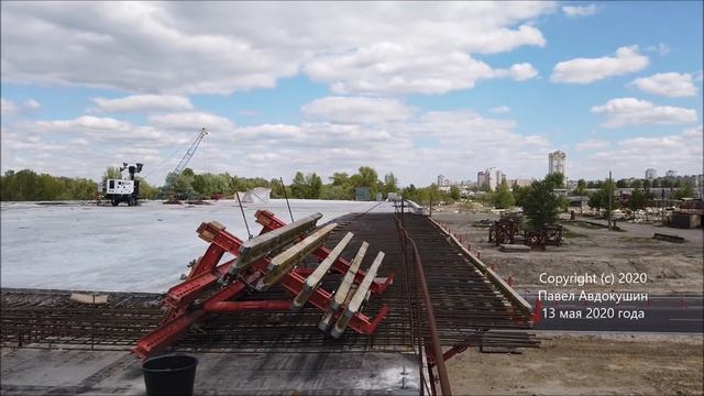 #18. ОКРУЖНАЯ на ОБОЛОНЬ. Забетонирована плита! Взлетаем на 450 метров над ней! 13.05.2020 смотреть онлайн