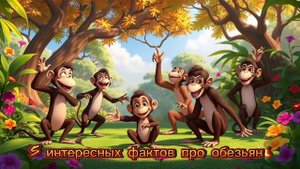 5 интересных фактов про обезьян.
