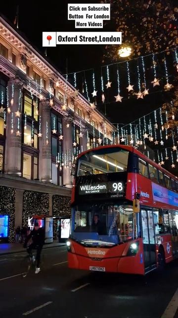 Christmas  Lights at Oxford Street London  shorts london uk londonchristmas oxfordstreet