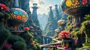 Футуристические инопланетные миры (ai)