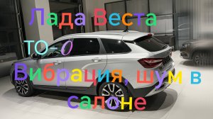 Лада Веста ///ТО -0///Вибрация, шум в салоне ///Ошибка света