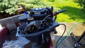 Yamaha f15 amh outboard.
