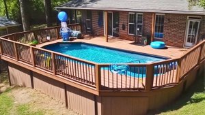 Бюджетный бассейн на заднем дворе!