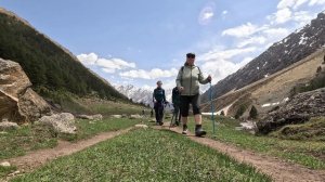 Песчаные замки долины реки Ирик Приэльбрусье май 2024