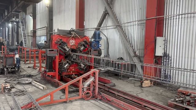Машина навивки каркасов свай SNM-16 в Хабаровске. Реальный отзыв