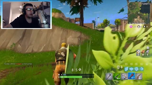 Jouer pour la première fois à Fortnite sur PC avec mes nouvelles lunettes! смотреть онлайн