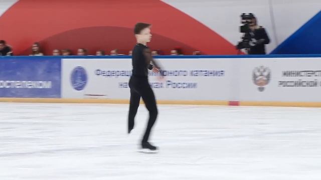 Первенство России среди юниоров 2019 Юнoши Короткая программа 12# Глеб ЛУТФУЛЛИН СПБ смотреть онлайн