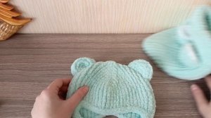 Обзор детского комбенизона на0-3 месяца" Мишка"