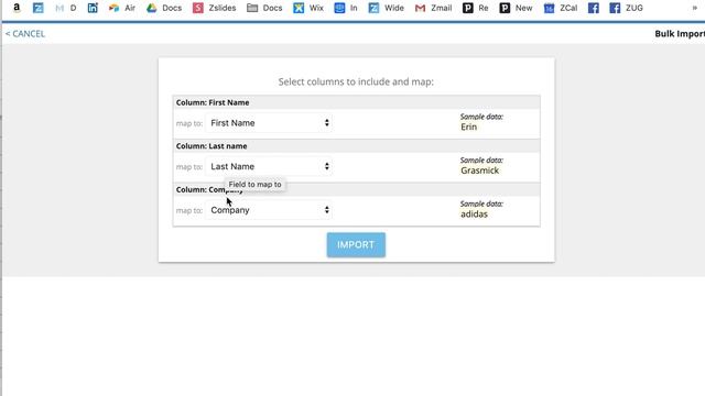Import Contacts into ZapInfo Using CSV or Copy  Paste