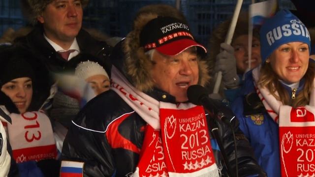 Телемост Казань Владивосток, Начало Эстафеты Огня Универсиады смотреть онлайн