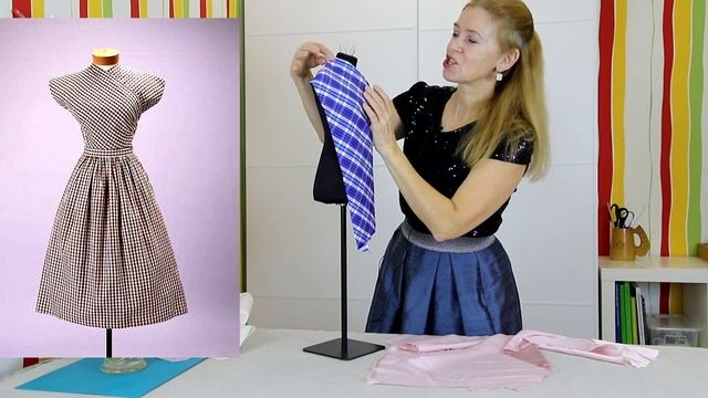 Моделирование винтажного платья Claire McCardell. смотреть онлайн