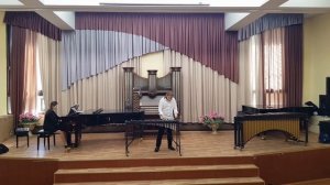 Дж.Гершвин. Прелюдии № 1 и 3. Исп. Олег Печерин (ксилофон)