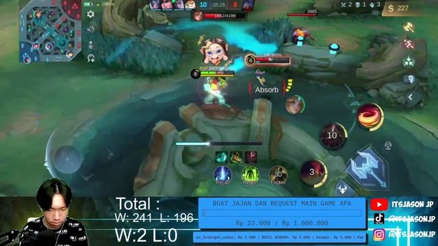 BALIK PUSH CHOU PROVINSI Sih GAMEPLAY G BS BOHONG GAS IMMORTAL | Mobile Legends Bang Bang Indonesia смотреть онлайн