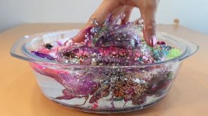 ★ СУППЕР СЛАЙМ ★ 100 Блеск для большого прозрачного слайма.