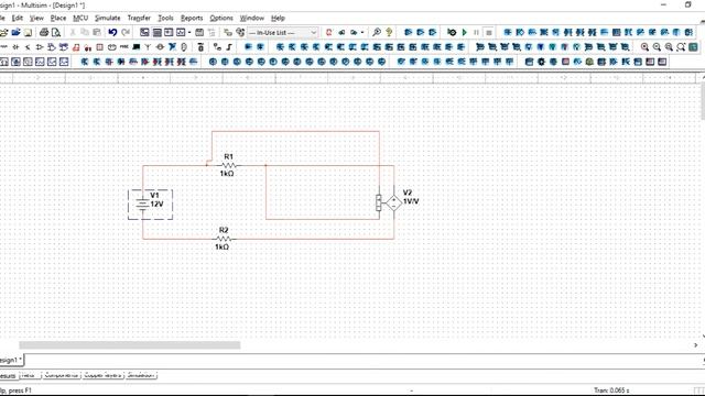 How to use Dependent source in Multisim ? смотреть онлайн