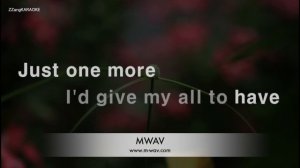 Mariah Carey-My All (Karaoke Version)