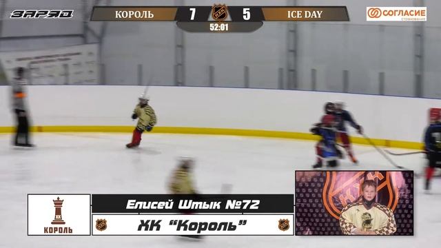 Штык Елисей 72 ХК КОРОЛЬ лучший игрок матча смотреть онлайн