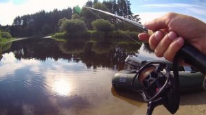 Ловля на джиг на реке. Щука на поролонку.