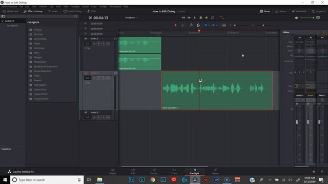 Davinci Resolve Dialogue Editing Tutorial | Make Your Voice Sound Perfect смотреть онлайн