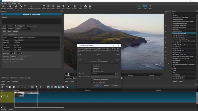 Shotcut Tutorial - Lesson 78 - Convert to Edit Friendly Video