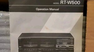 винтажная двойная стереокассетная дека sharp rt-w 500-Годы выпуска: 1984 - 1986