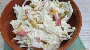 Салат из сельдерея и картофеля