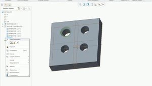 видео доступное обучение CREO массив по привязке