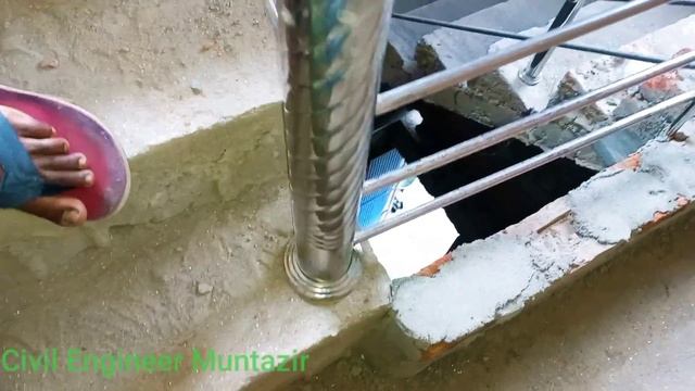 जीना में रेलिंग लगाने का खर्च कितना पड़ेगा|Railing cost|Civil engineering tips|Ss railing cost смотреть онлайн