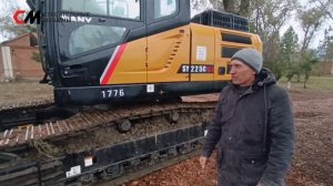 Отзыв оператора на Габаритный Экскаватор Sany SY225CNLC с Гидроножницами Delta RP18 #sany #SY225CNL