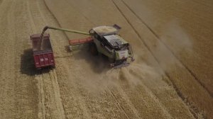 Комбайн CLAAS LEXION 6700. Рекорд и результаты работы.