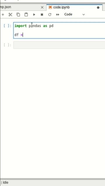 pandas dataframe from json file #pythonpandas #pandasdataframe #pythonprogramming