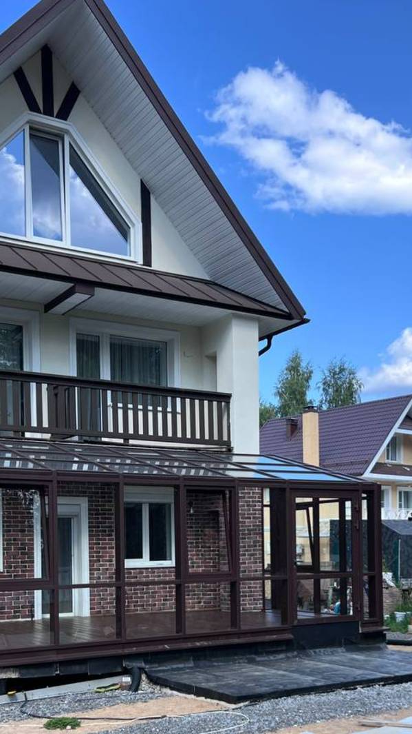 Зимний сад -огромная стеклянная комната, в которой можно наслаждаться видом в лбое время года. смотреть онлайн