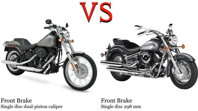 Harley Davidson Night Train vs Yamaha Drag Star 1100 Test specification comparison смотреть онлайн
