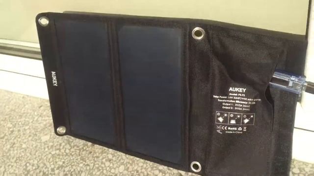Ładowarka Solarna Aukey (słonecznie) Solar Charger смотреть онлайн