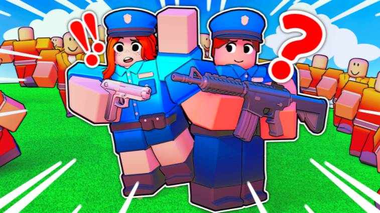 Шериф vs преступников в Roblox 5 часть !