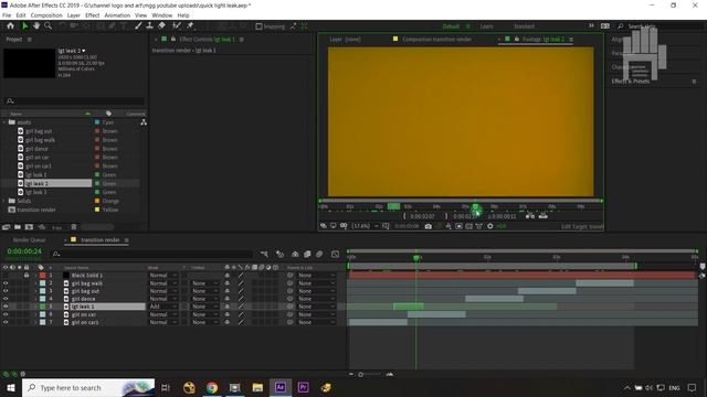 Light Exposure Video Transition Effect After Effects | After Effects Tutorial