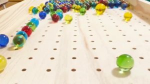 Водный забег шариков ☆ Оригинальная  трасса ×  красочный водопад