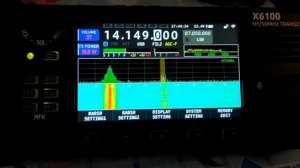 Xiegu X 6100 первое QSO после покупки.