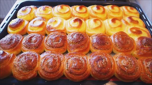 БУЛОЧКИ завитушки с ВКУСНЕЙШИМИ начинками Домашняя выпечка