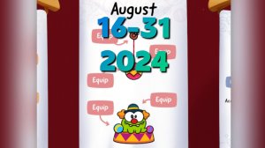Cut the Rope Daily. August 16-31  2024