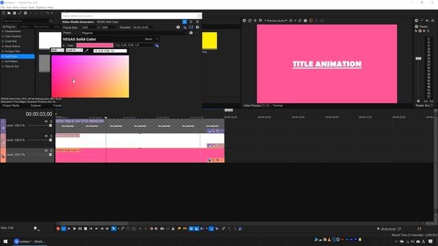 【VEGAS PRO 19】Easy text animations using transitions【tutorial】 смотреть онлайн