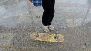 КАК СДЕЛАТЬ KICKFLIP CROSS FOOT на скейте